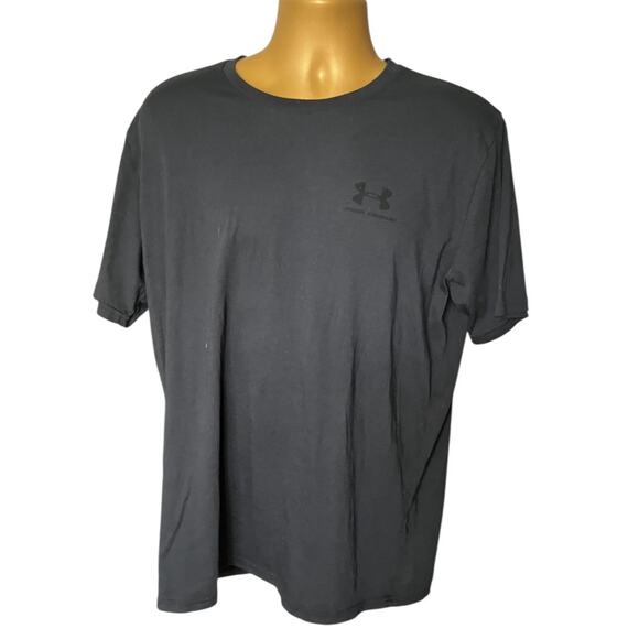 Under Armour HeatGear Tech Tee XL Black Men’s Athletic Training Gym Shirt - Picture 1 of 5